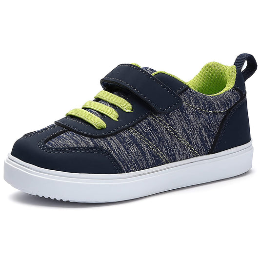 Skywheel Toddler/Little Kid Boys Girls Casual Breathable Strap Sneaker Navy