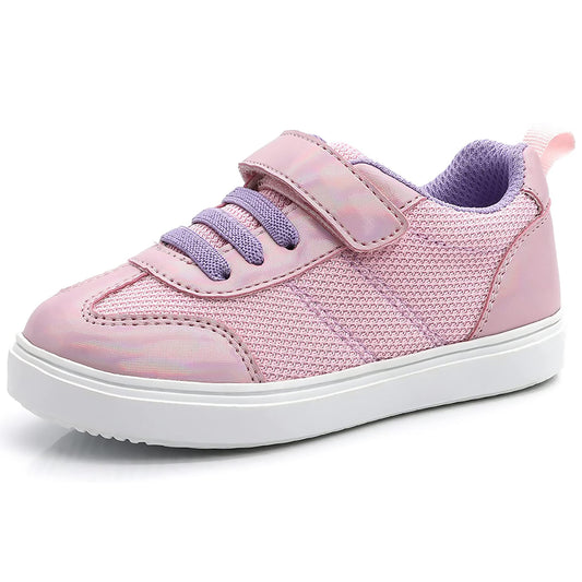 Skywheel Toddler/Little Kid Boys Girls Casual Breathable Strap Sneaker Pink